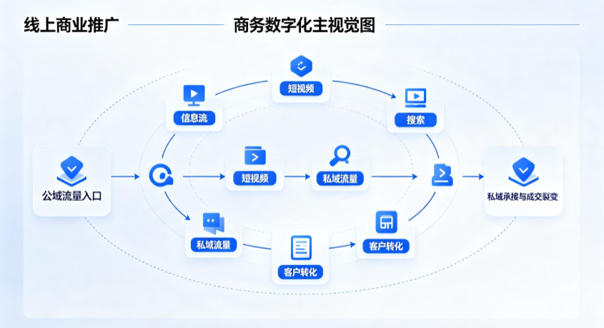 临海市线上商业推广怎么做？全域流量闭环搭建与低成本转化实战指南